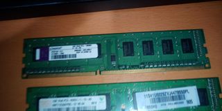 Lote 8 RAM DDR3: 5x2GB + 3x1GB (13GB)