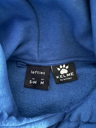 Sudadera azul Kelme x Lefties