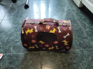 Transportín para perros con motivos animales