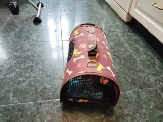 Transportín para perros con motivos animales