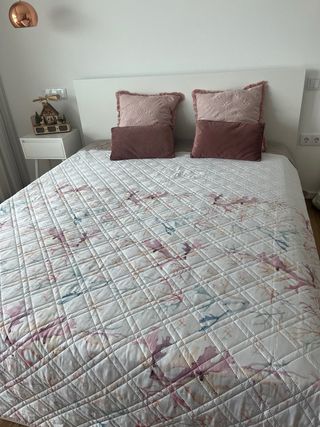 Cama Casal Branca IKEA, MAlM 160x200