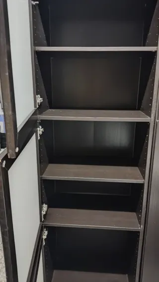 Estantería Besta Ikea Negra Marrón