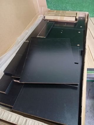 Mesa centro negra vidaXL 102x44,5x50