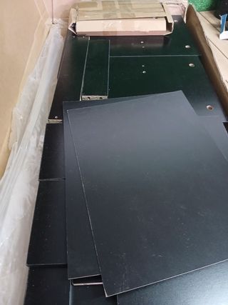 Mesa centro negra vidaXL 102x44,5x50