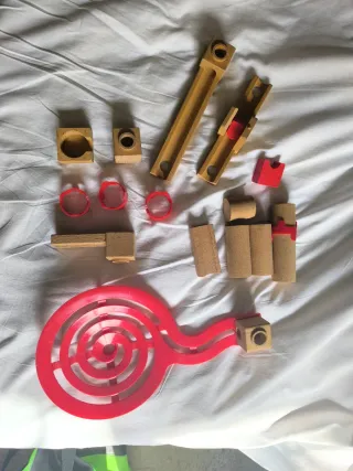 Piezas Circuito de Canicas