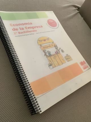 Libro Economía de la Empresa 2 Bachillerato