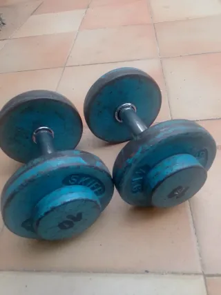 MANCUERNAS 10KG AZULES (PAR)