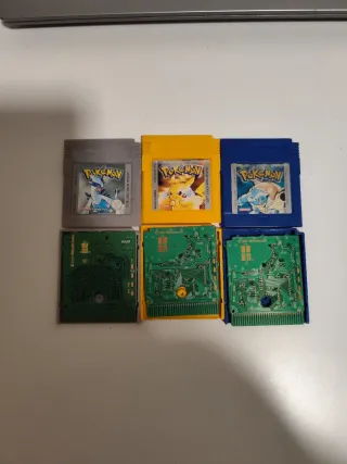 Juegos Pokémon Game Boy (Plata, Amarillo, Azul)