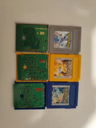 Juegos Pokémon Game Boy (Plata, Amarillo, Azul)