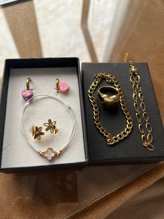 Set di gioielli in acciaio inossidabile