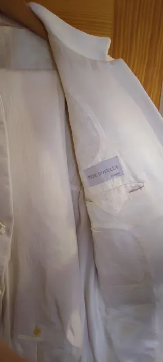 Traje de Novio Blanco Japones