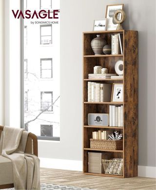 Librería VASAGLE 6 niveles - marrón