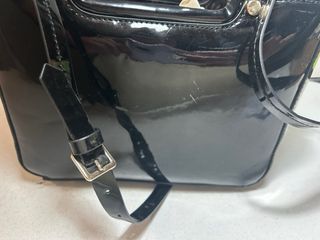 Bolso Zara Negro Charol