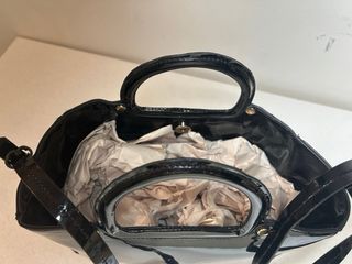 Bolso Zara Negro Charol