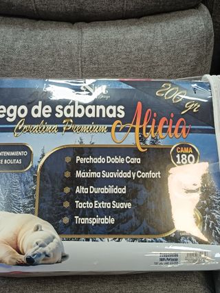 Juego Sábanas Coralina 180 Estrellas