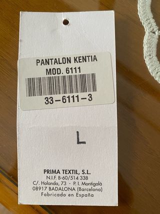 Pantalón azul mujer