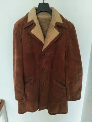 Chaquetón ante hombre marrón