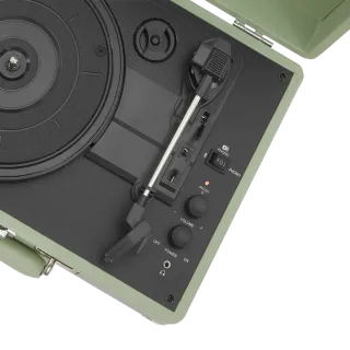 Tocadiscos Vintage Beige/Verde