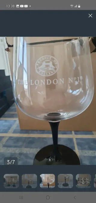 6 COPAS LONDON GIN TONIC NUEVAS!!