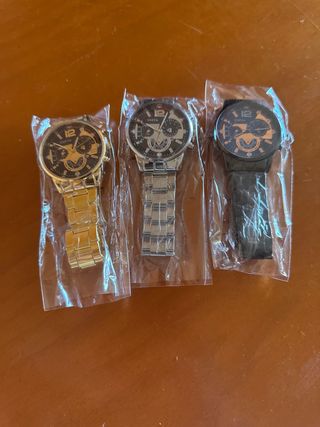 Reloj Eneva Dorado y Negro