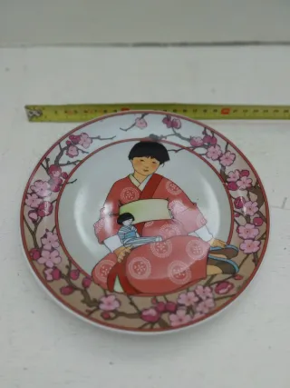 6 Piatti UNICEF Ceramica Anni '90