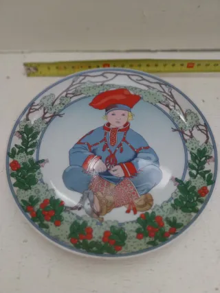 6 Piatti UNICEF Ceramica Anni '90