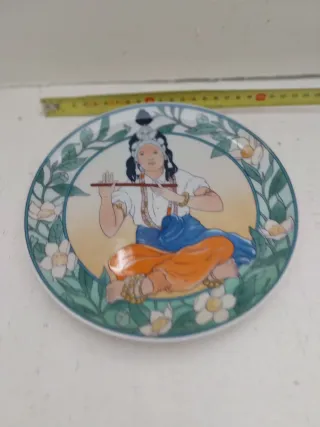 6 Piatti UNICEF Ceramica Anni '90