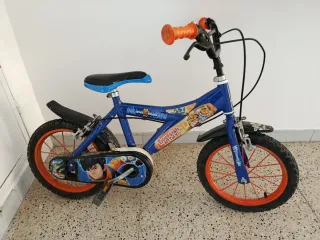Bicicleta infantil 14 azul