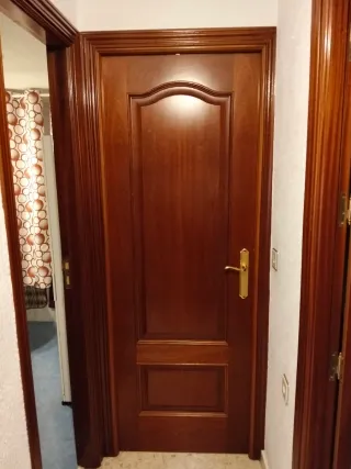 7 Puertas Madera Cristal Como Nuevas