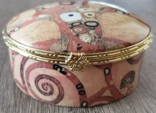 Caja joyero vintage dorada de GdP