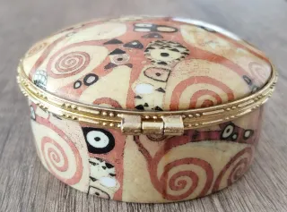 Caja joyero vintage dorada de GdP