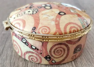 Caja joyero vintage dorada de GdP