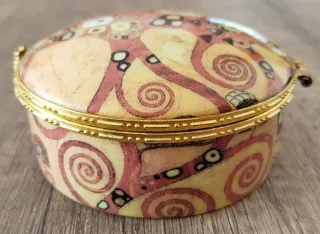 Caja joyero vintage dorada de GdP