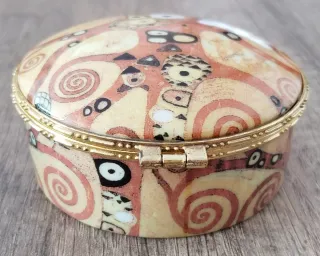 Caja joyero vintage dorada de GdP