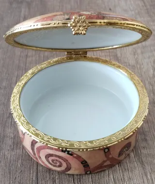 Caja joyero vintage dorada de GdP