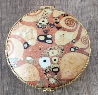 Caja joyero vintage dorada de GdP