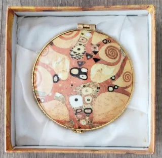 Caja joyero vintage dorada de GdP