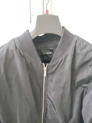 Chaqueta Bomber Zara Negra Hombre XL