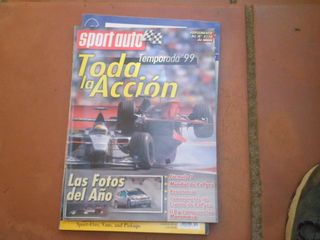 lote 5 revistas de automóvil varias