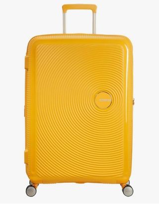 Maleta American Tourister Soundbox 77 cm amarilla