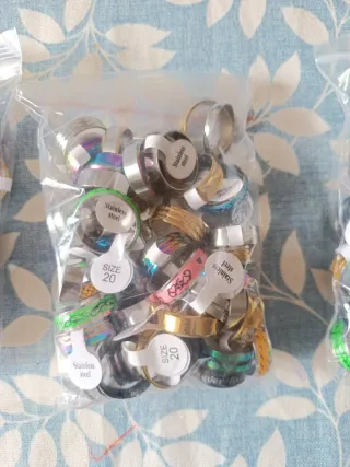 Anillos Acero Inoxidable Tallas 17-21