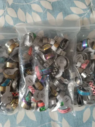 Anillos Acero Inoxidable Tallas 17-21