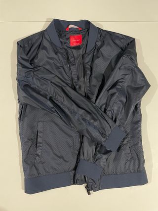 Chaqueta Bomber Zara Azul Hombre