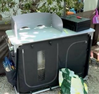 Mesa de camping plegable