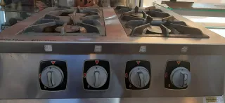 Cocina Industrial 4 Fuegos gas