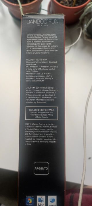 Tavoletta Grafica Wacom Bamboo Fun Pen & Touch