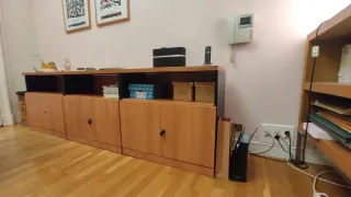 Mueble de oficina madera y plástico