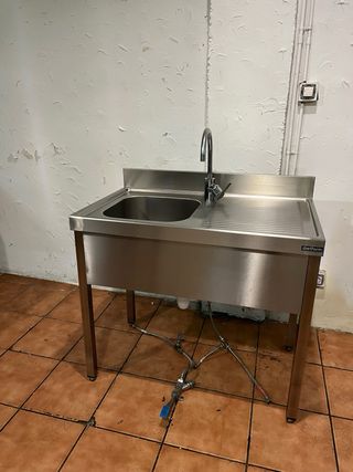 Fregadero Industrial Acero con pedal Inox Distform