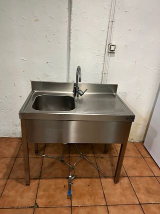 Fregadero Industrial Acero con pedal Inox Distform