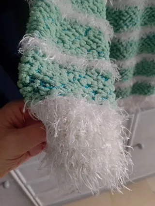 Jersey Mujer Talla Única Verde y Blanco